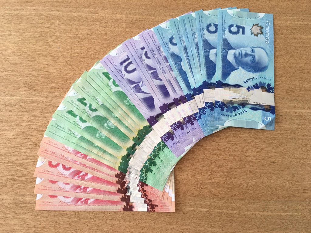 カナダドル　紙幣