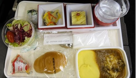 JAL国際線 成田→ホノルル（ハワイ）便 エコノミークラス搭乗レビュー。