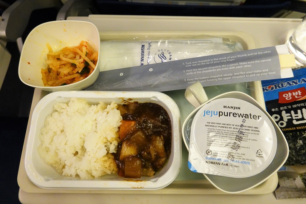 大韓航空機内食（インチョン）